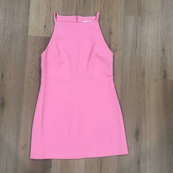 Zara Solid Pink Mini Dress Size Medium - Picture 2 of 4